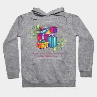 Gifts for Mom: Memories matter most. Happy Mother's Day!  (Motivational and Inspirational Quote) Hoodie